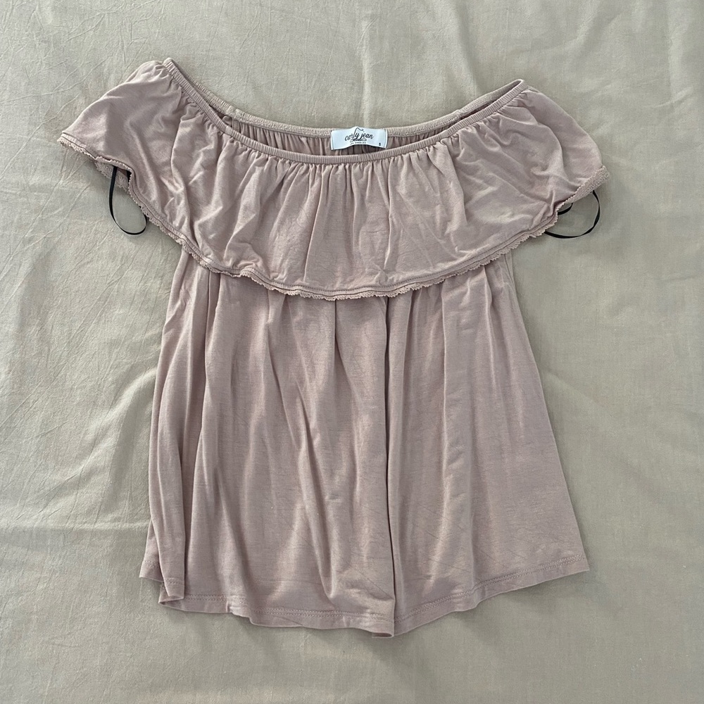 Carly Jean Los Angeles strapless tank top